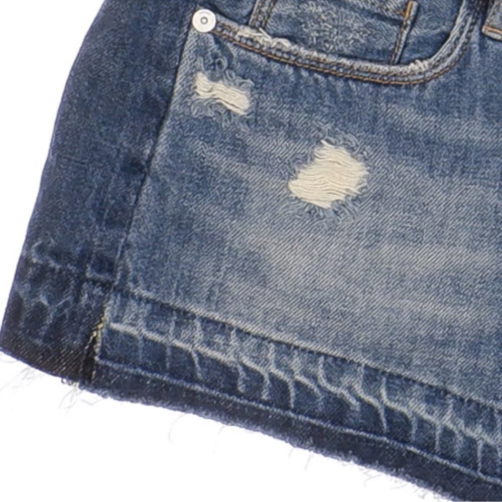 Hiker Shorts Size 25 Womens Cotton Distressed Released Hem - Picture 8 of 10